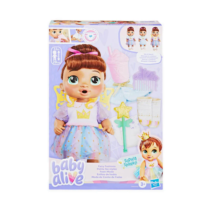 0888-BYAG1456-2 Baby Alive Fairy Fashions Sophia Sparkle