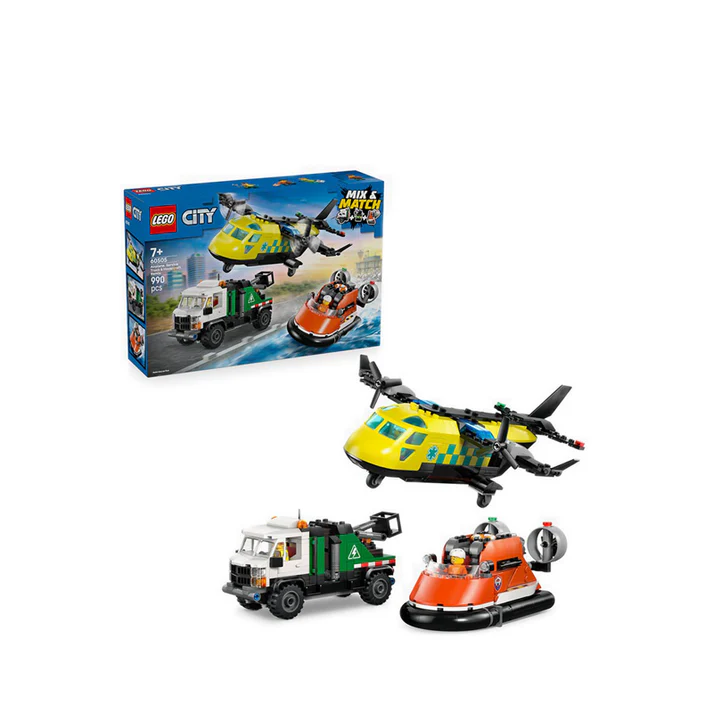 LEGO® City Great Vehicles Airplane, Service Truck & Hovercraft Remix