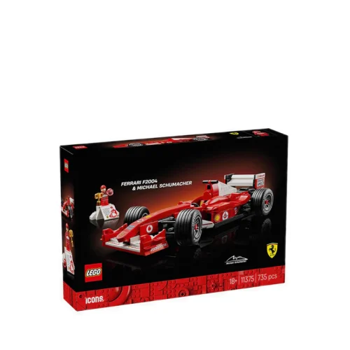 0888-CRL11375-1 (1) LEGO® Icons Ferrari F2004 & Michael Schumacher