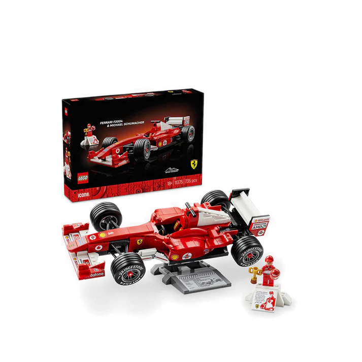 LEGO® Icons Ferrari F2004 & Michael Schumacher
