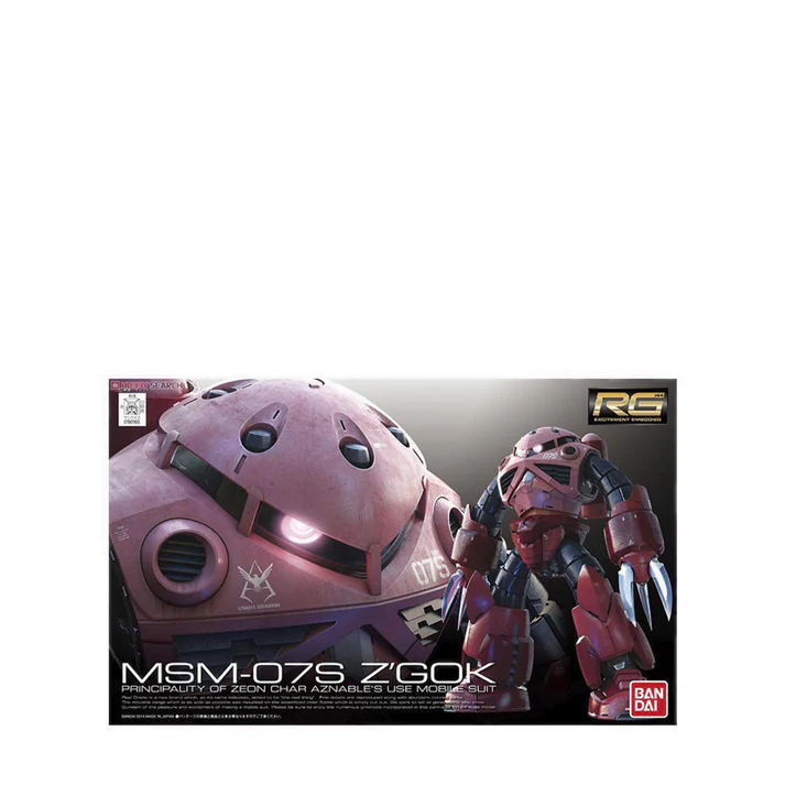 0888-GDM5061601-1 Gundam Rg 1/144 Zgok Char Custom - GDM5061601