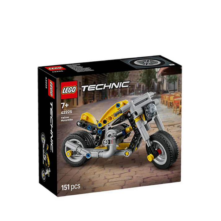 0888-TCL42225-1 (1) LEGO® Technic™ Yellow Motorcycle