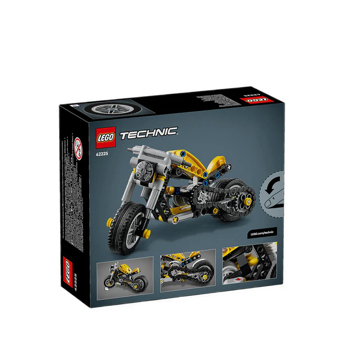 0888-TCL42225-2 (1) LEGO® Technic™ Yellow Motorcycle