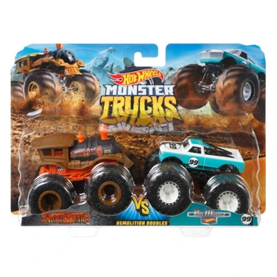 10218525_4 Hot Wheels Set 2 Pcs Monster Truck Demolition Random