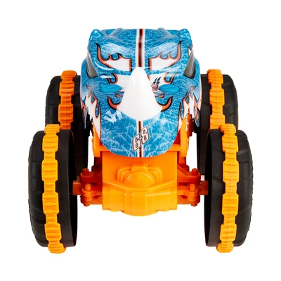 10663860_3 Hot Wheels Monster Trucks Rhinomite Remote Control 1:24 - Biru/oranye