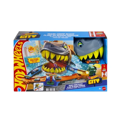 10702932_1 Hot Wheels City Playset Shark Chomp Beach - Mix