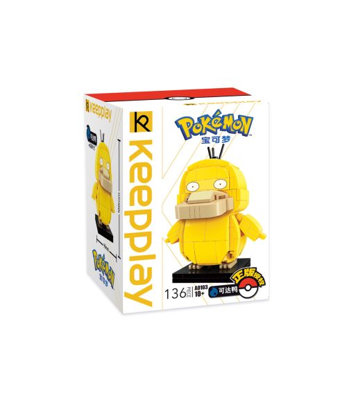 keeppley-pokemon-a0103-psyduck-qman-building-blocks-toy-set (3) Keeppley Pokemon A0103 Psyduck Qman Building Blocks Toy Set
