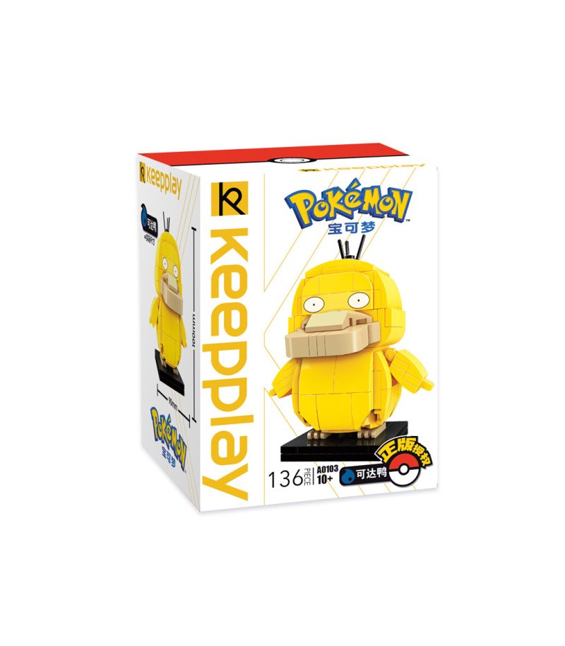 Keeppley Pokemon A0103 Psyduck Qman Building Blocks Toy Set