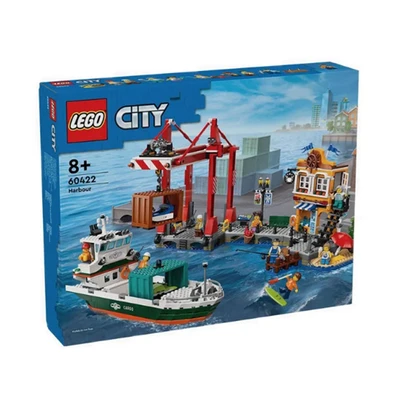 10593028_1 LEGO City Seaside Harbor With Cargo Ship Set 1226 Pcs - Mix