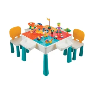 Bricks Kingdom Set Meja Kursi Anak + Free Keeppley Set Pokemon Squirtle